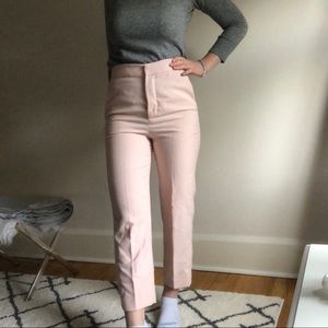 Zara High waisted light pink slacks - NWOT, UNUSED